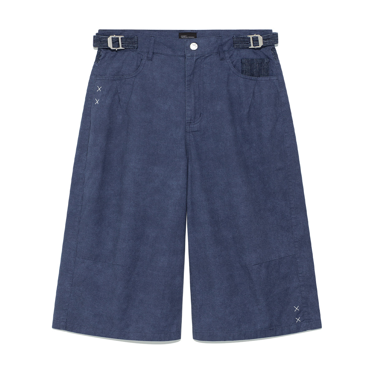 TCM pin stripe stitch half pants