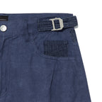 TCM pin stripe stitch half pants