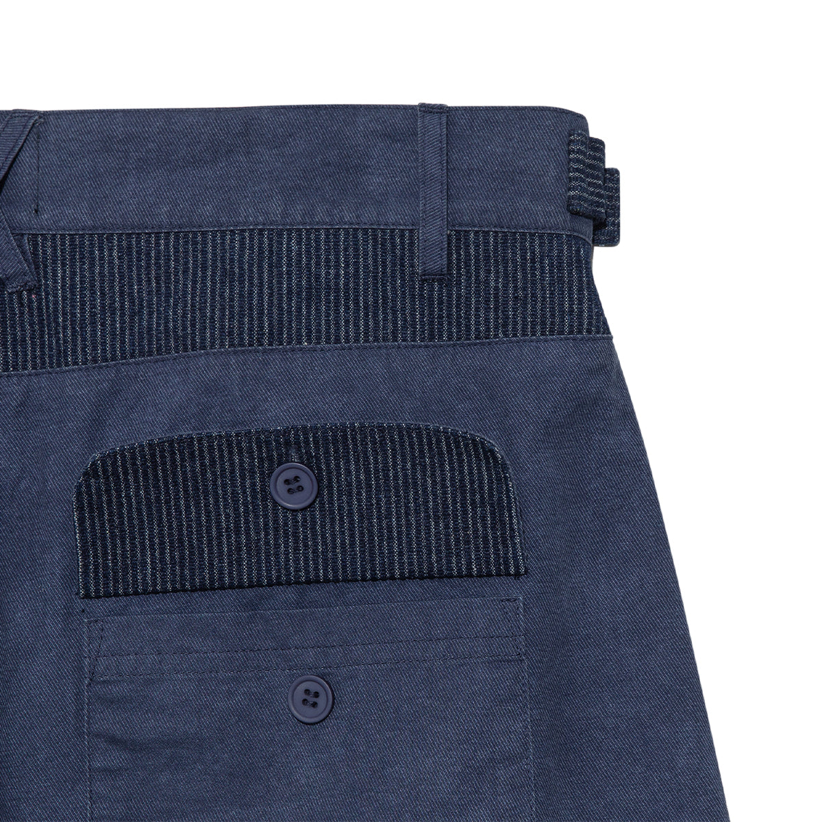 TCM pin stripe stitch half pants