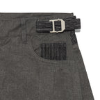 TCM pin stripe stitch half pants