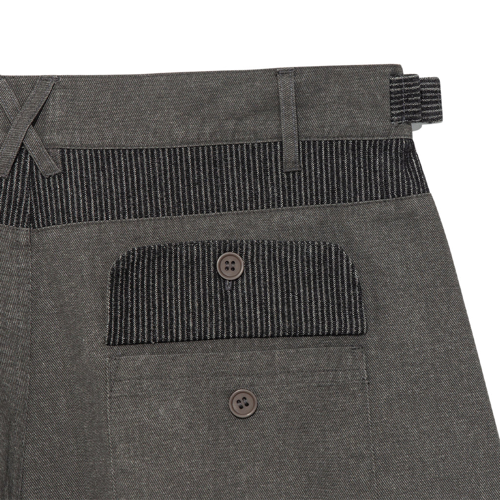 TCM pin stripe stitch half pants