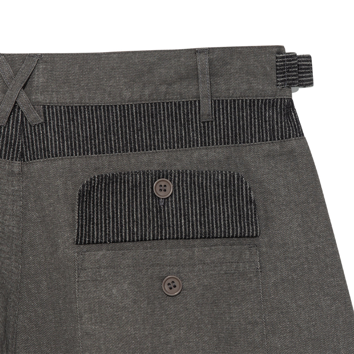 TCM pin stripe stitch half pants