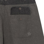 TCM pin stripe stitch half pants