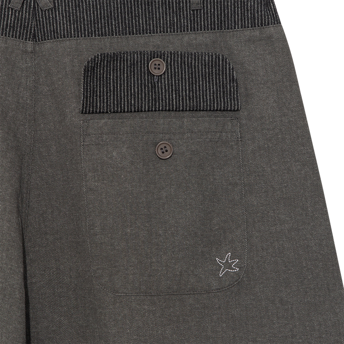 TCM pin stripe stitch half pants