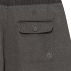 TCM pin stripe stitch half pants