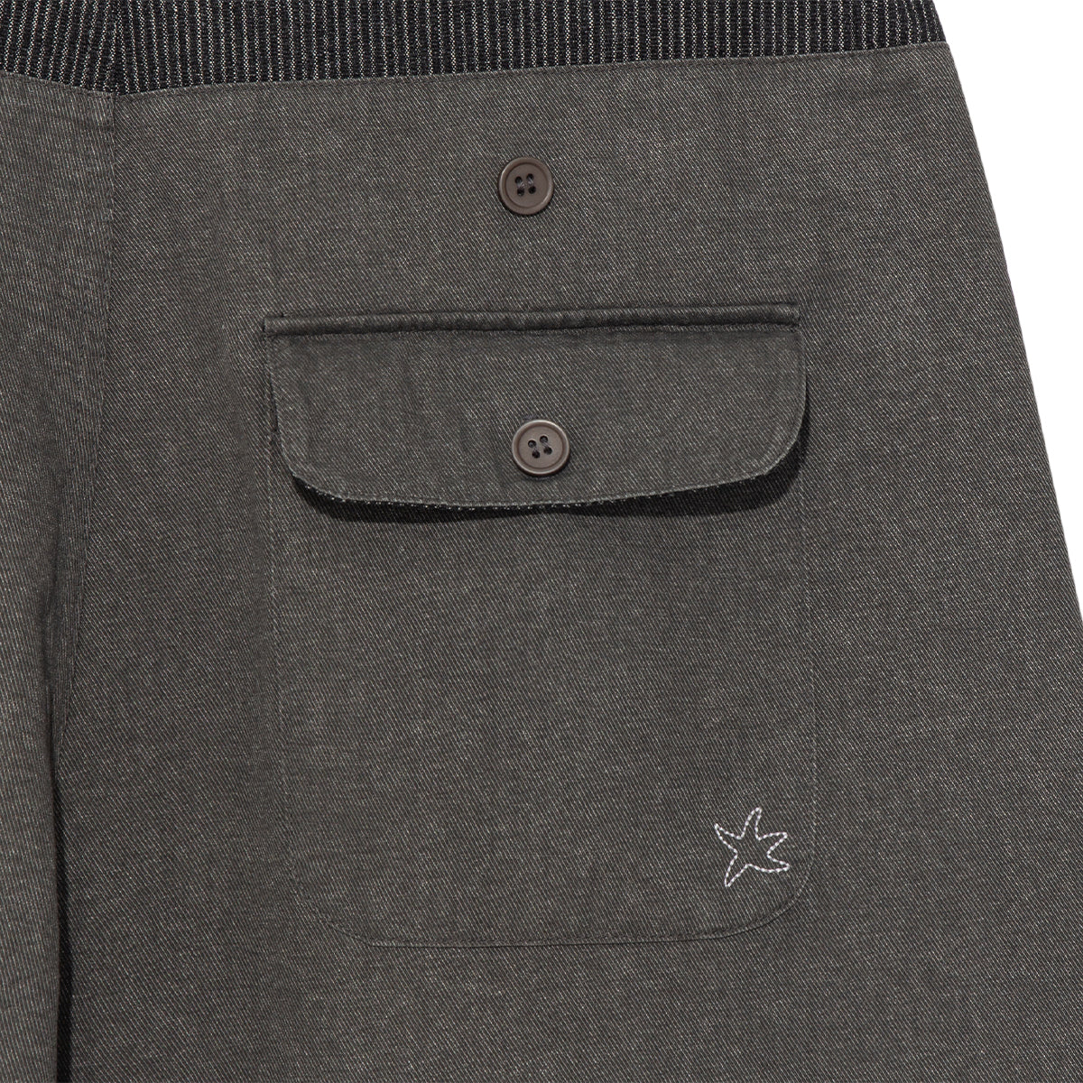 TCM pin stripe stitch half pants