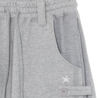 TCM waffle button half sweat pants