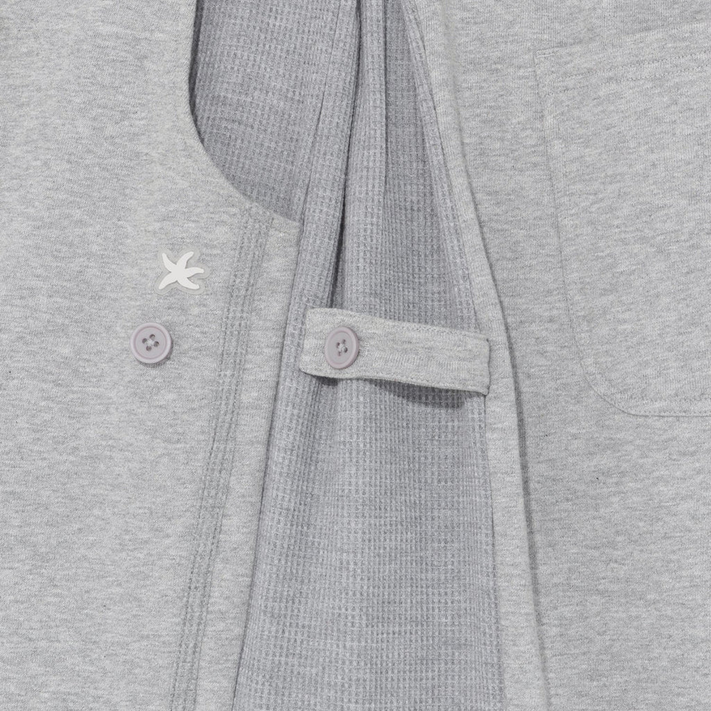 TCM waffle button half sweat pants