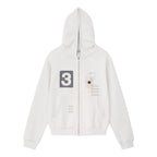 TCM 3 stitch hooded zip-up