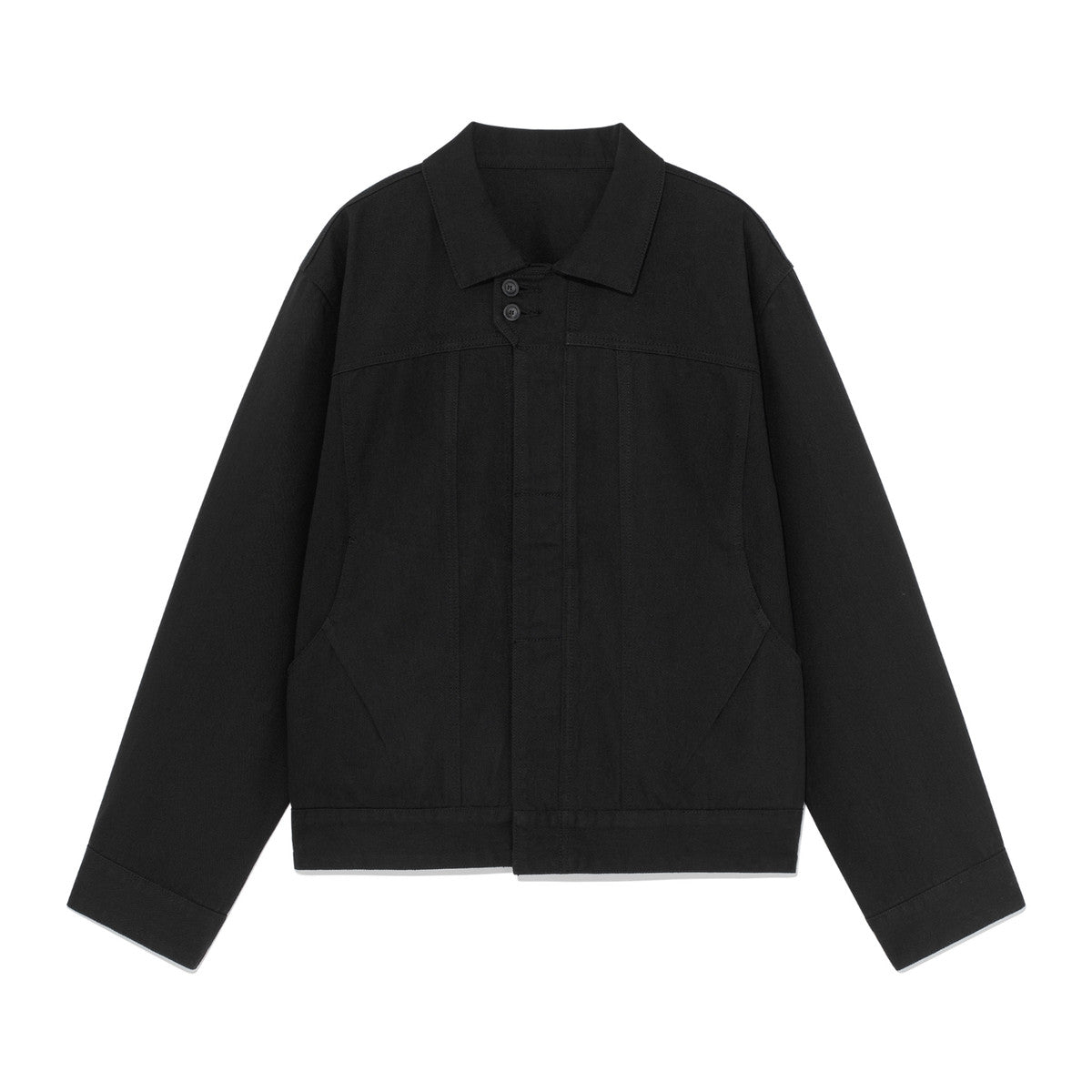 TCM double‑button trucker jacket