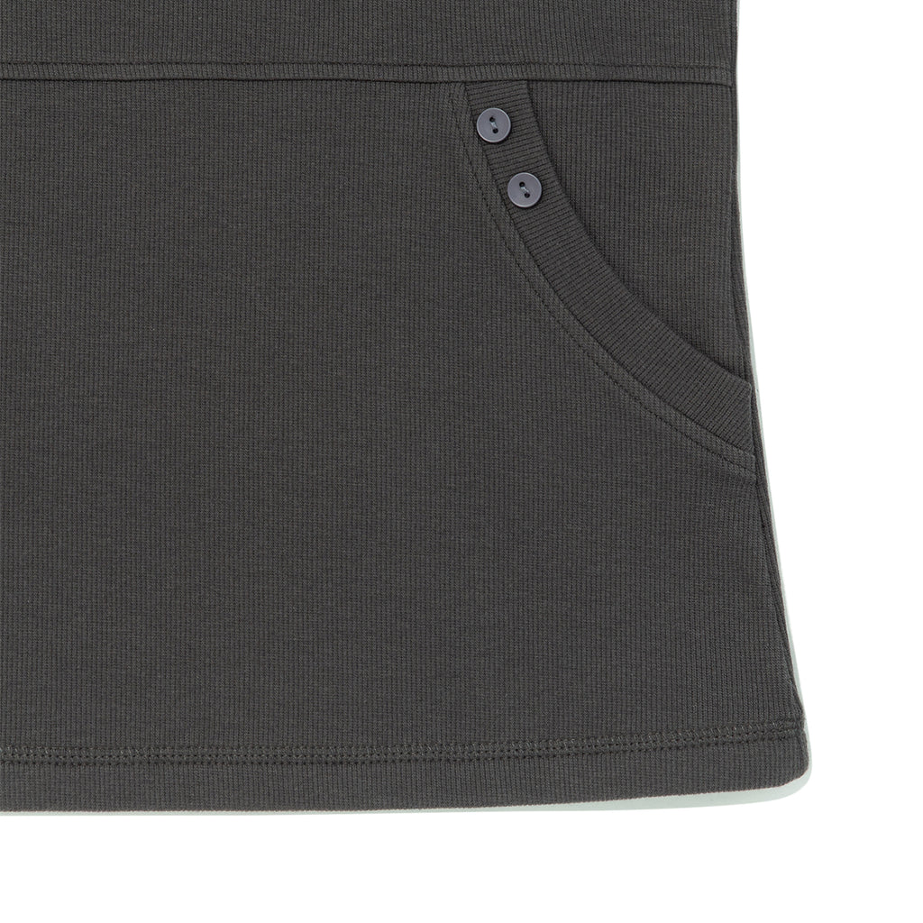 (w) TCM henley neck hooded sleeveless T