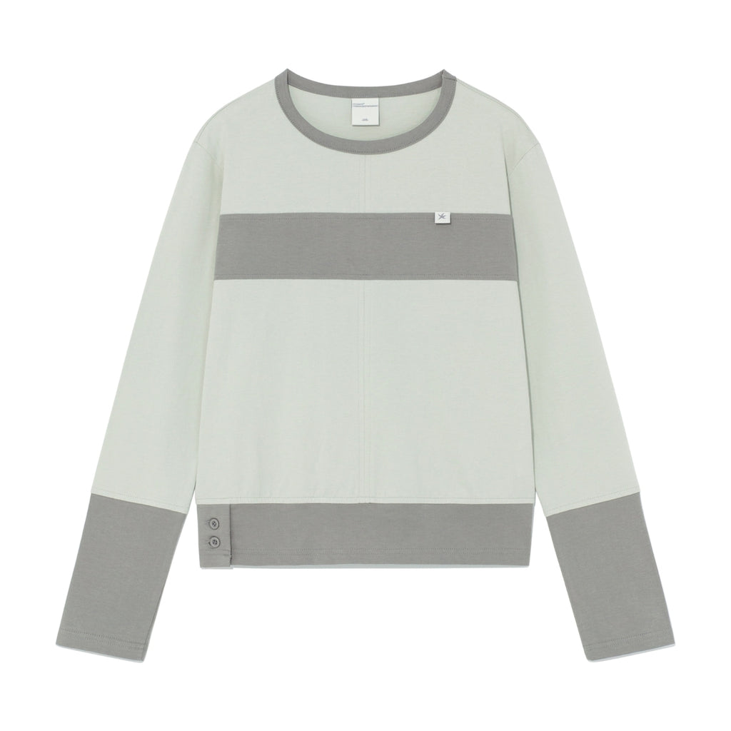 TCM color block line long sleeve
