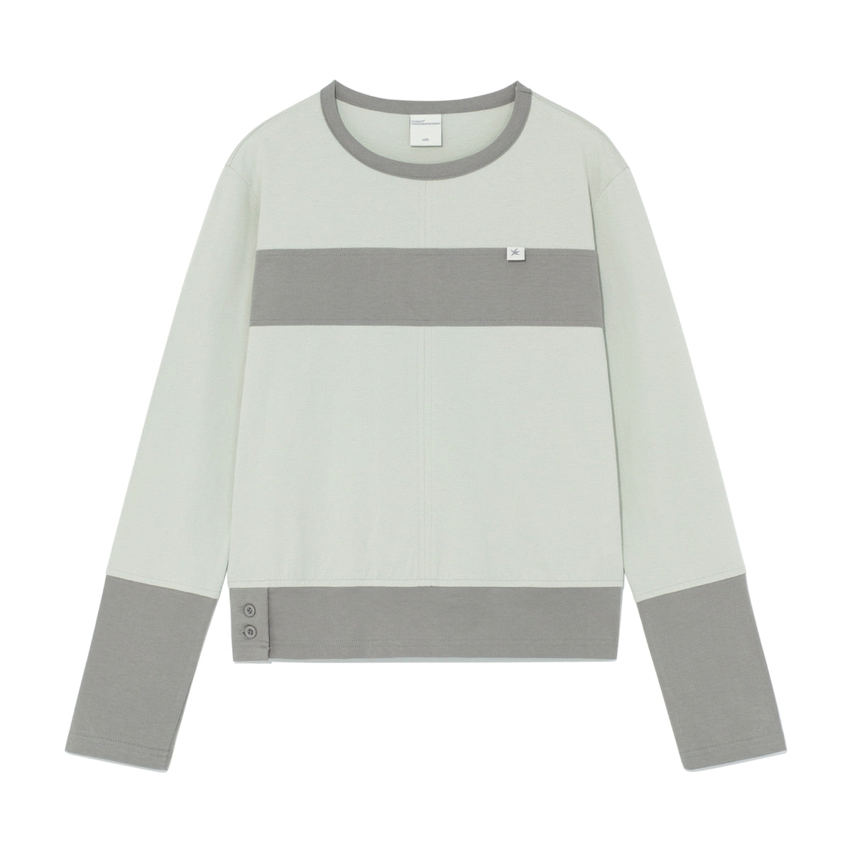 TCM color block line long sleeve