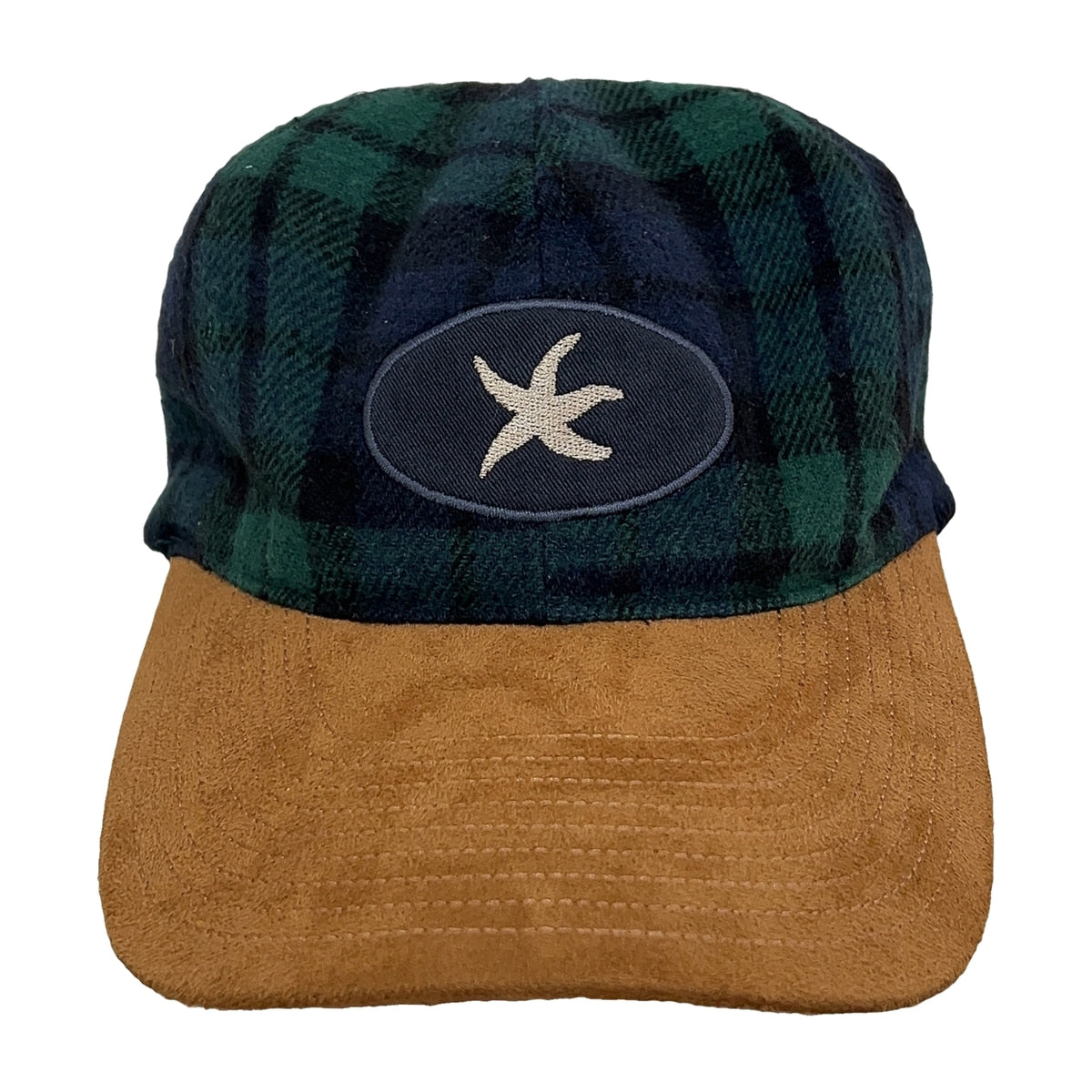 TCM check logo cap (green)