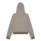 TCM stripe standard hooded zip-up