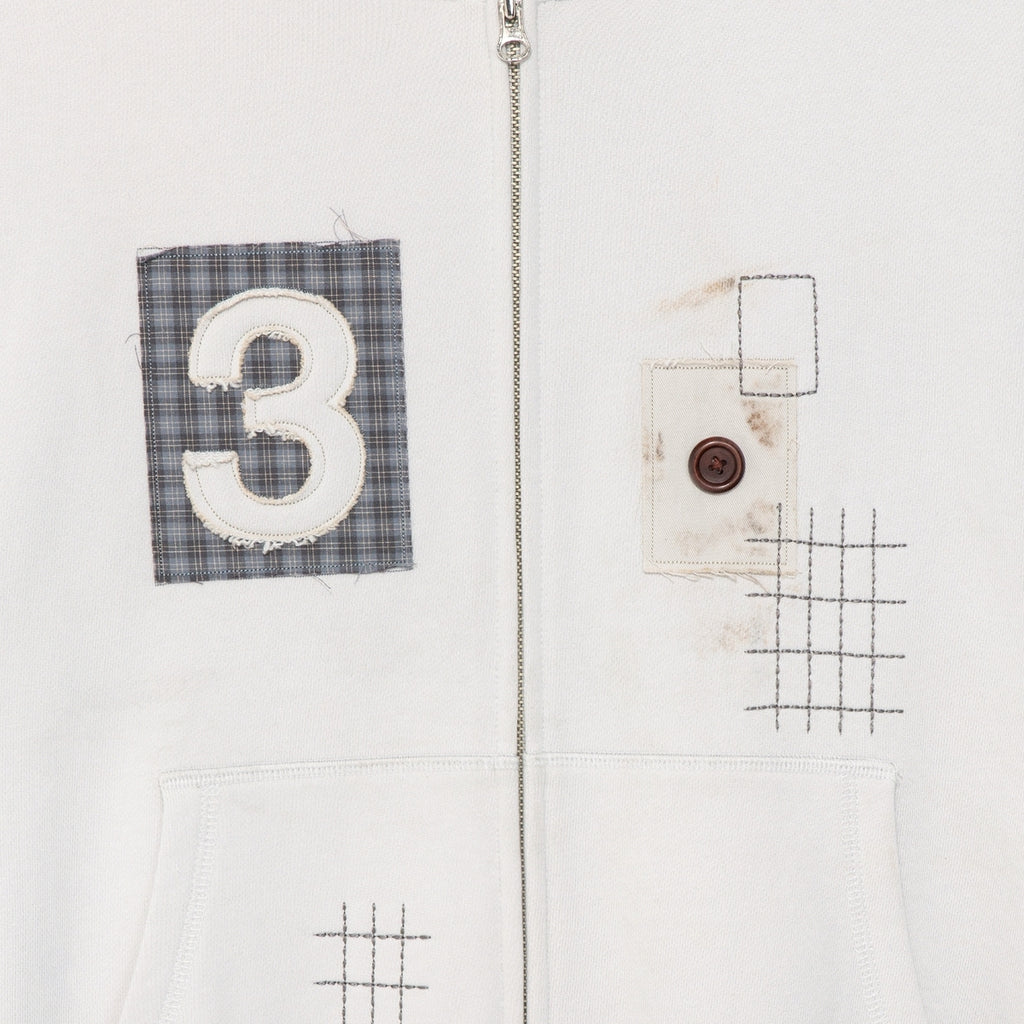 TCM 3 stitch hooded zip-up