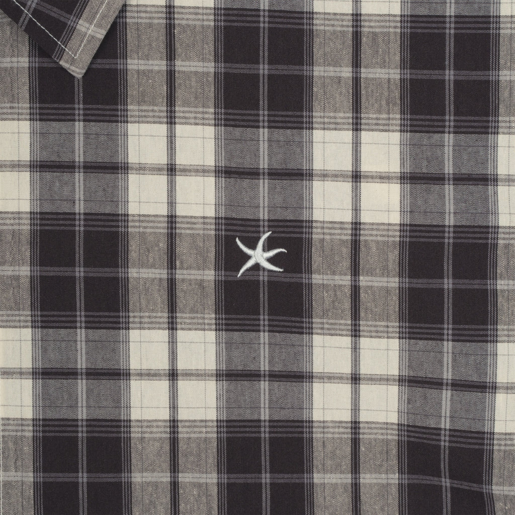 TCM mini logo check half shirts