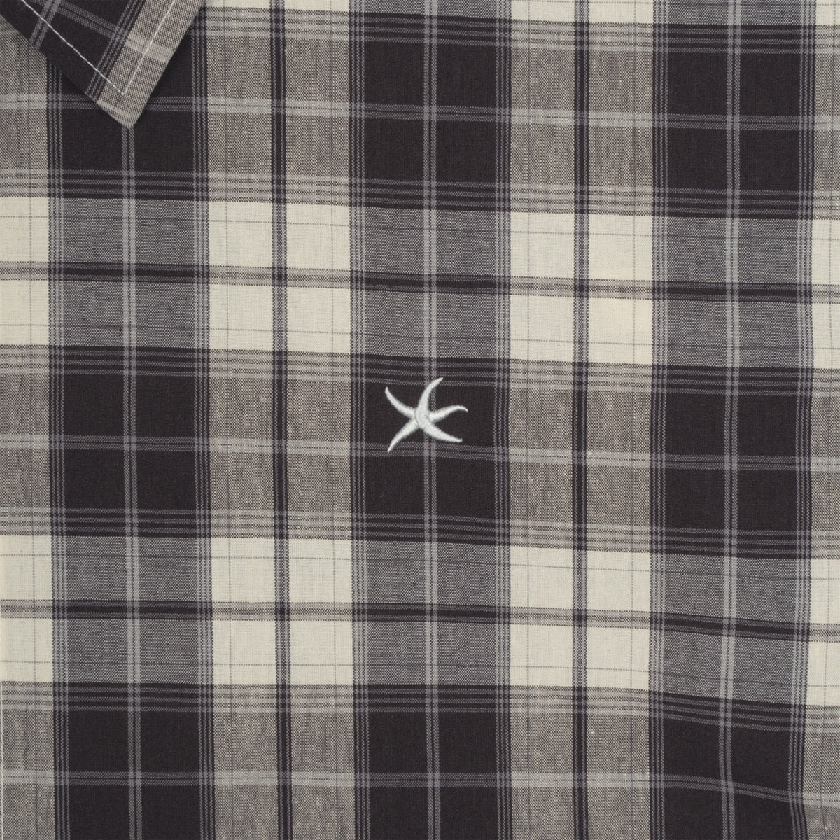 TCM mini logo check half shirts