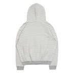 TCM stripe hooded zip-up
