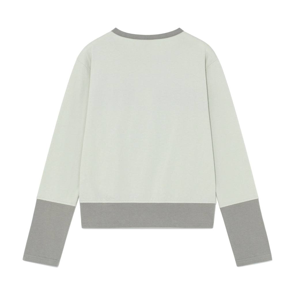 TCM color block line long sleeve