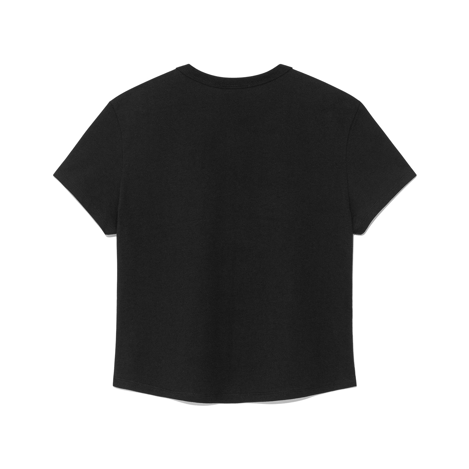 TCM check half curved T