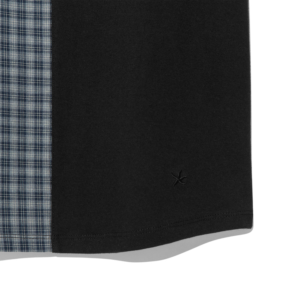 TCM check half curved T