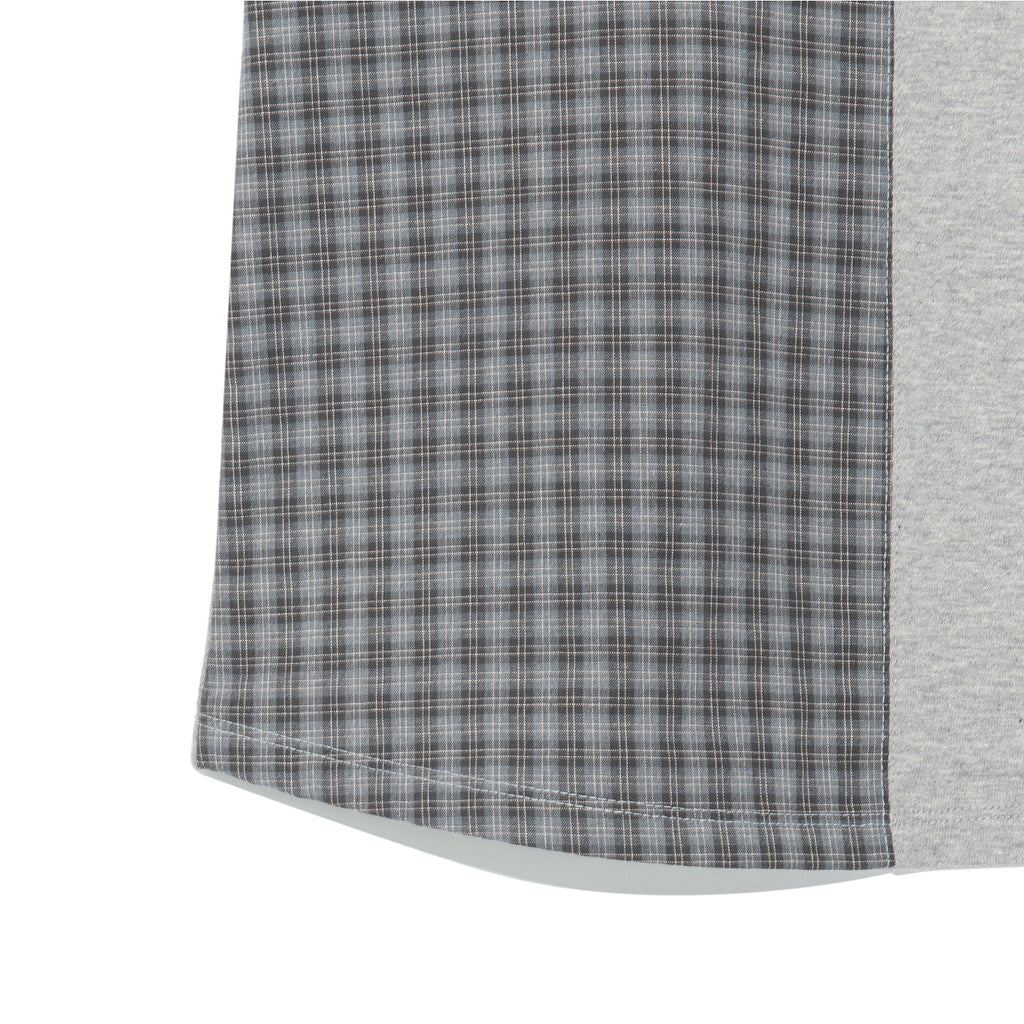 TCM check half curved T