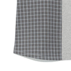 TCM check half curved T