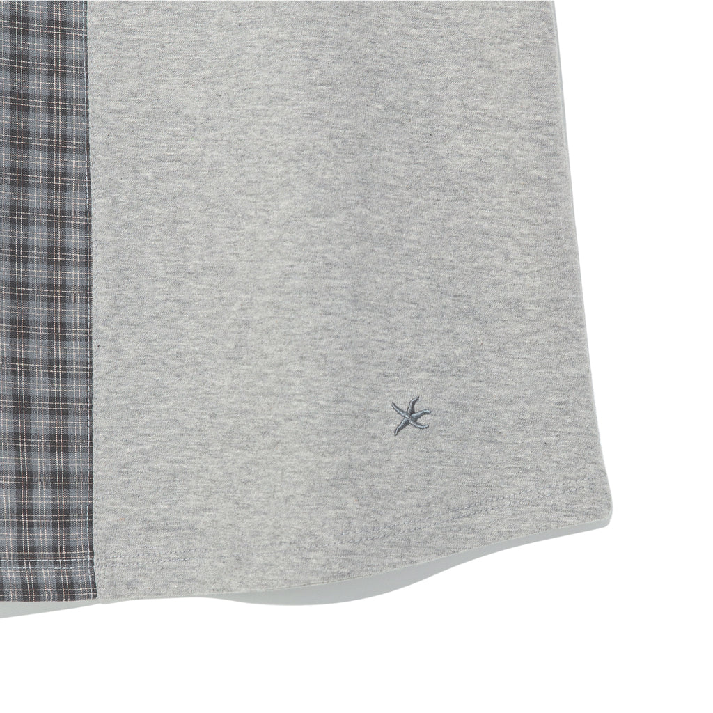 TCM check half curved T