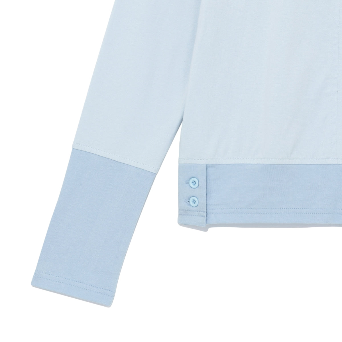 TCM color block line long sleeve