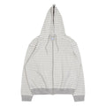TCM stripe hooded zip-up