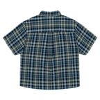 TCM mini logo check half shirts
