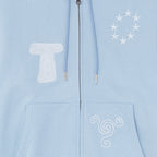 TCM snail hooded zip up