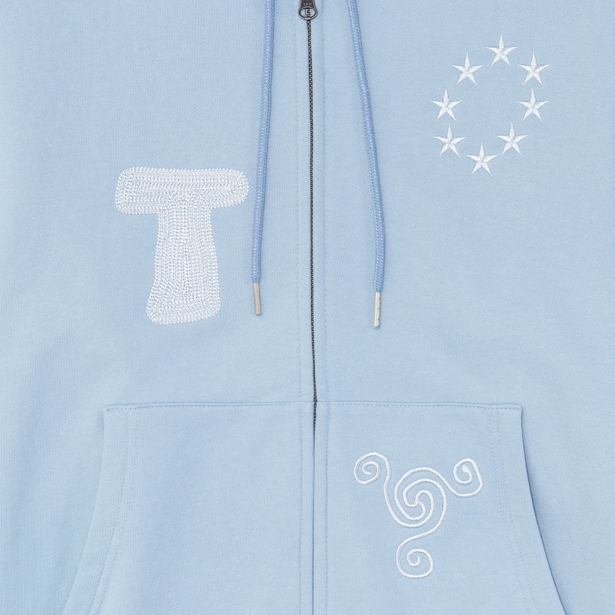 TCM snail hooded zip up