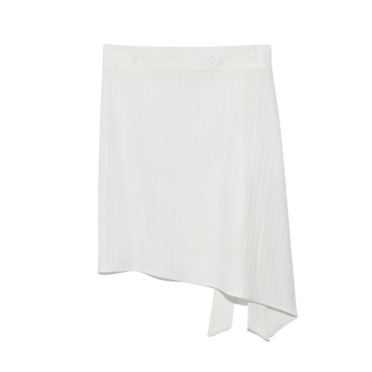 (w) TCM button layered skirt