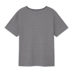 TCM stripe round henly neck T