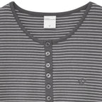 TCM stripe round henly neck T
