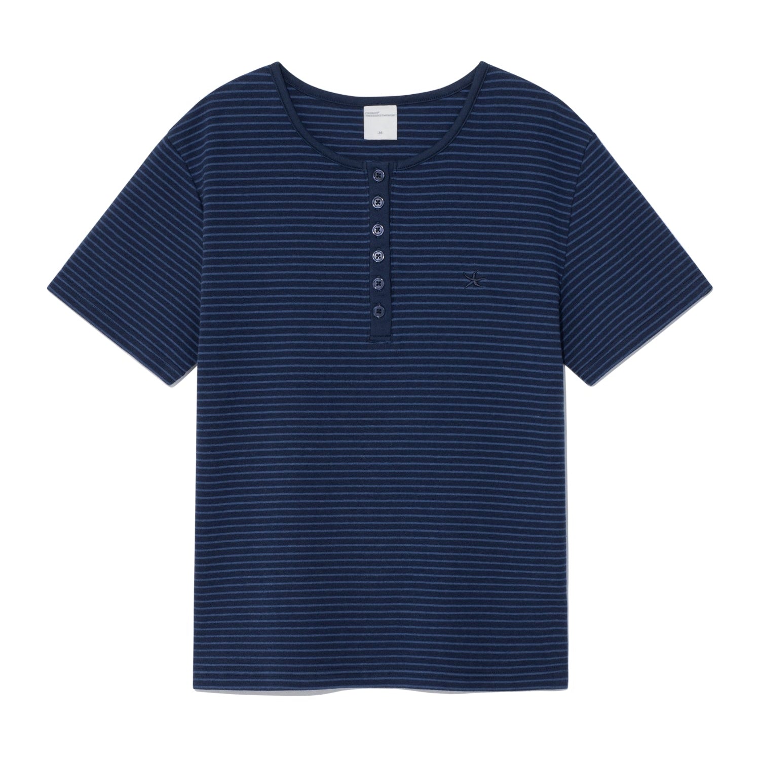 TCM stripe round henly neck T